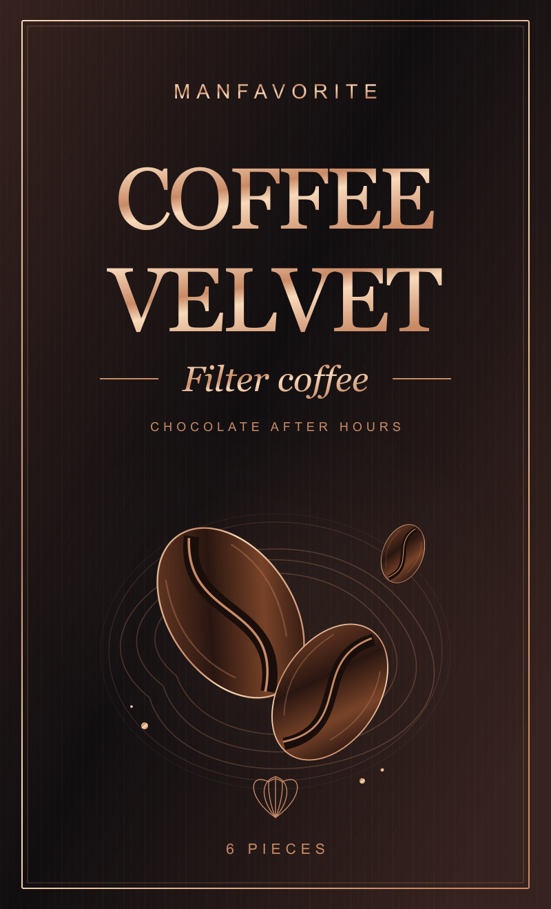 Filter coffee velvet — Coffee velvet packaging design concept