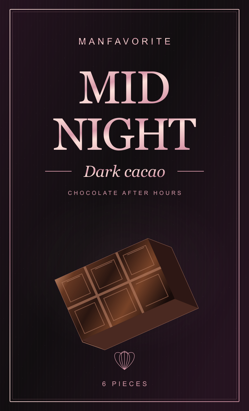 Midnight truffle — Midnight packaging design concept
