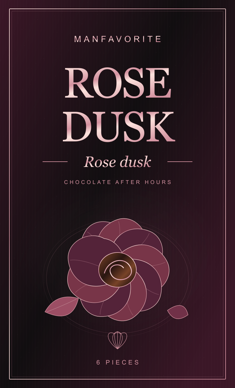 Rose dusk — Rose dusk packaging design concept